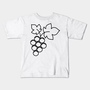 Wine Grapes Kids T-Shirt